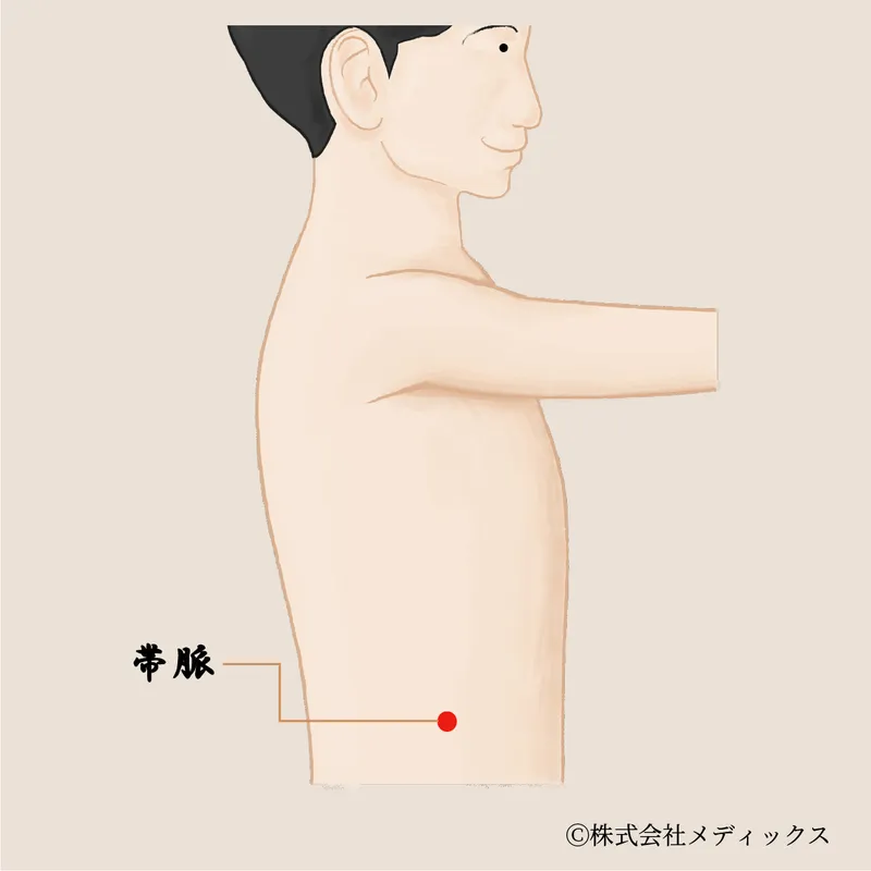 【帯脈】体幹のめぐりと婦人科系の不調を整えるツボ