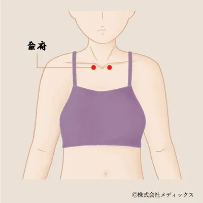 【兪府】胸の緊張と上半身の巡りを整える、気血の出口となるツボ