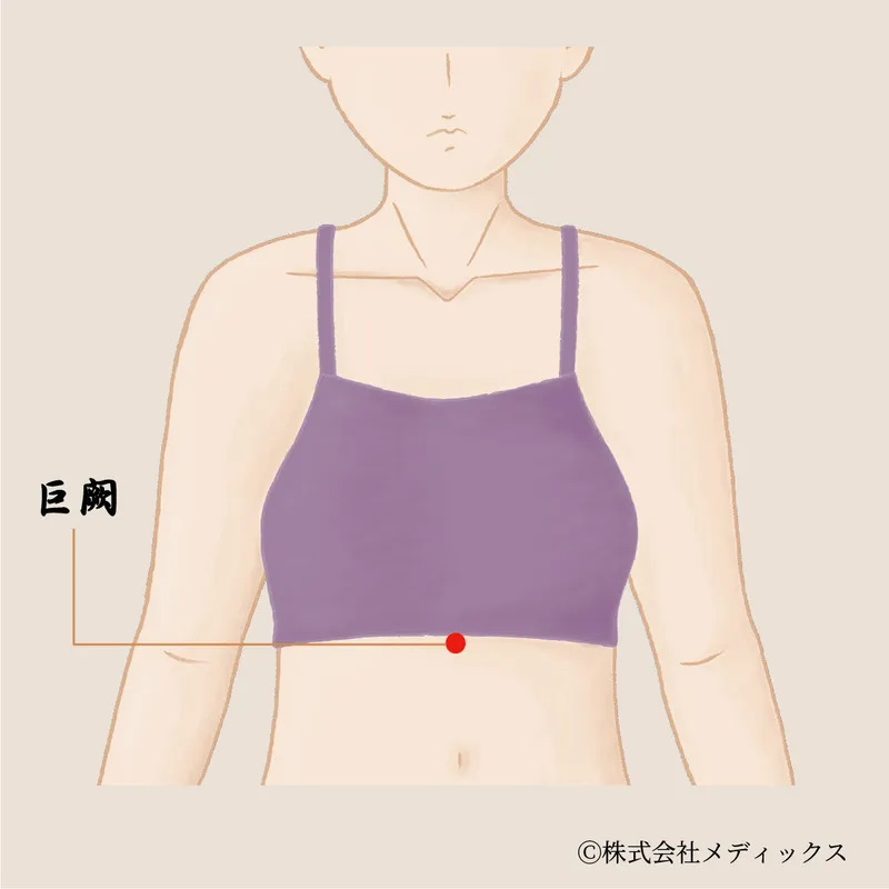 【巨闕】心臓の働きを整える重要なツボ