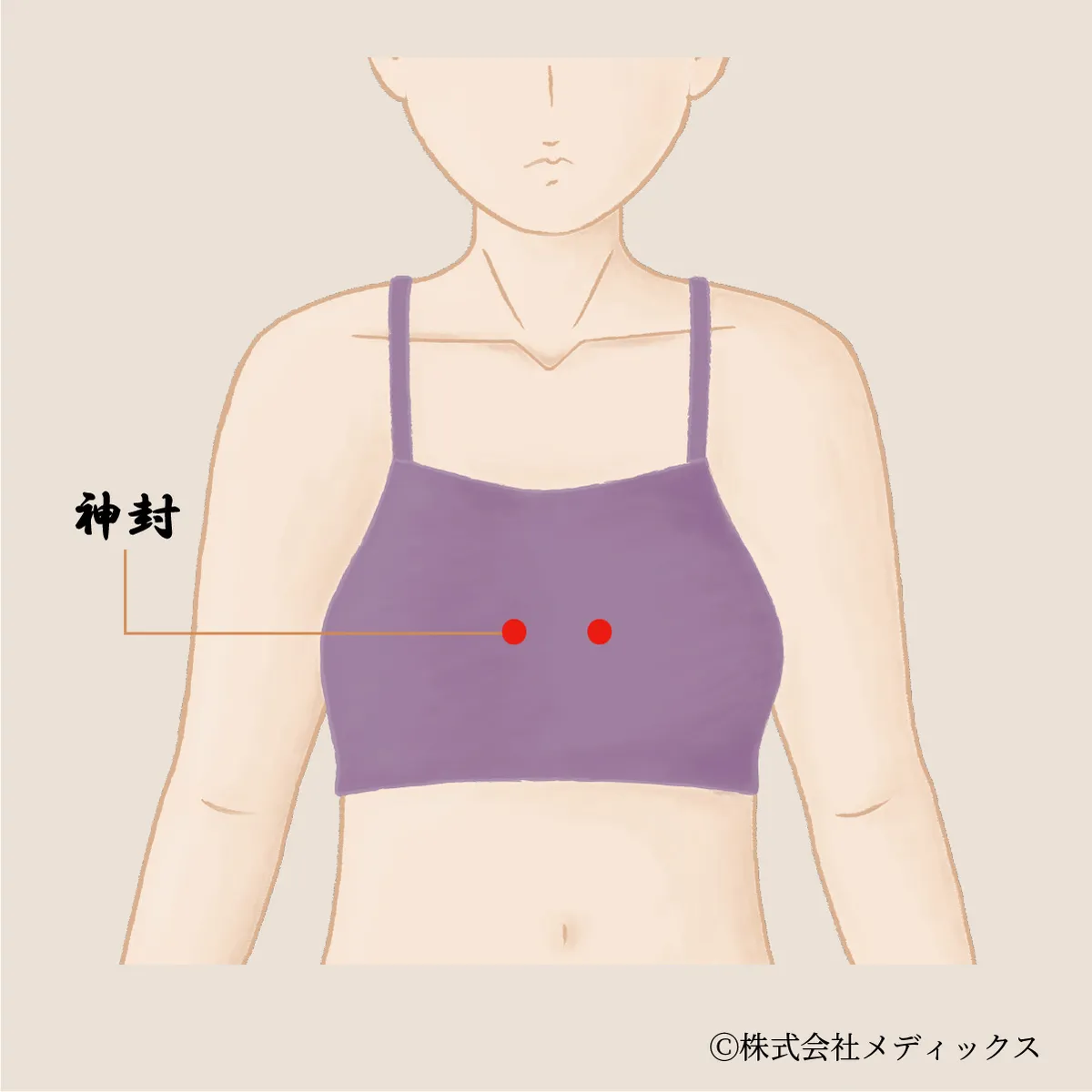 【神封】呼吸と心の乱れを整える腎経のツボ
