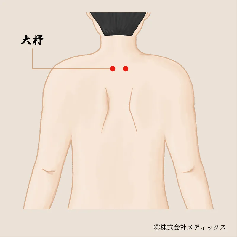 【大杼】背中のこわばりと呼吸をゆるめるツボ