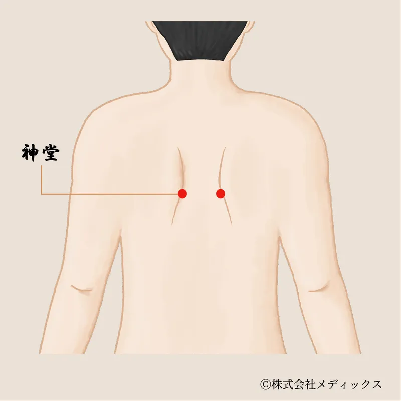【神堂】胸のつかえを和らげ、心を穏やかにするツボ