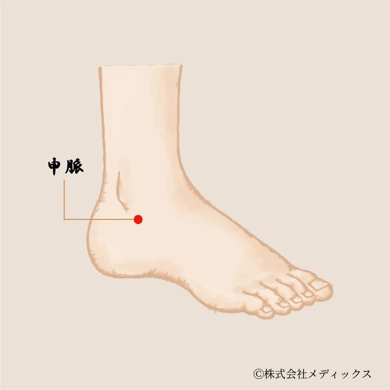 【中脈】足首まわりの緊張をゆるめ、気の通りを整えるツボ