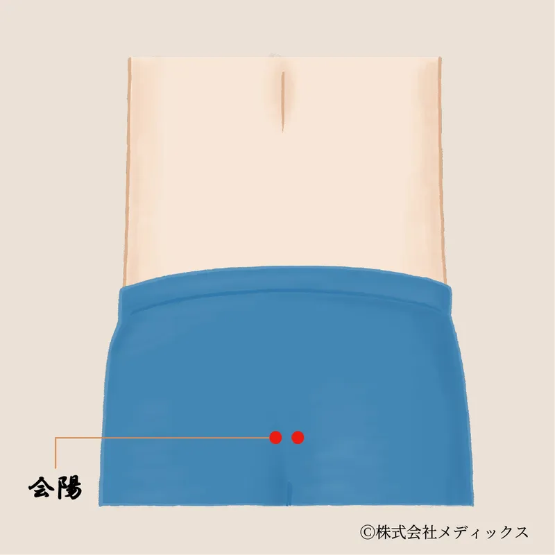【会陽】冷えとむくみを撃退！骨盤まわりを整える秘蔵のツボ
