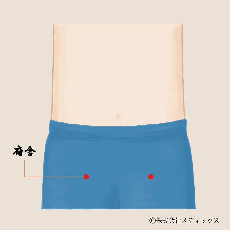 【府舎】胃腸の機能を整え、消化を助ける腹部のツボ