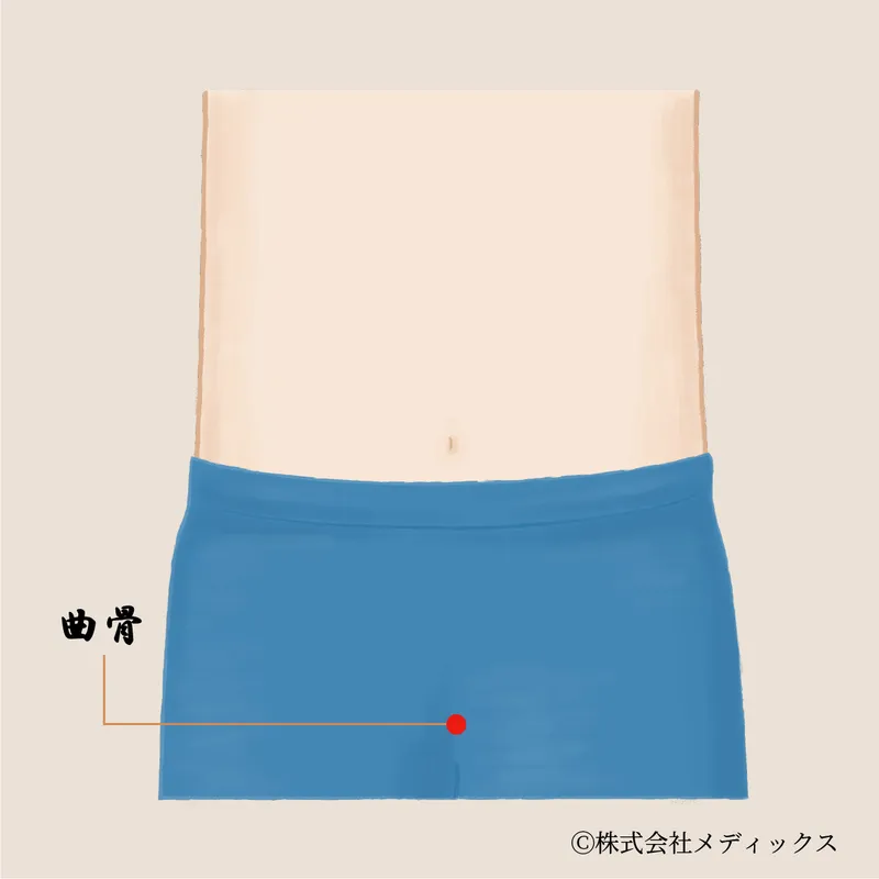 【曲骨】泌尿器と婦人科系の不調を整える恥骨上のツボ