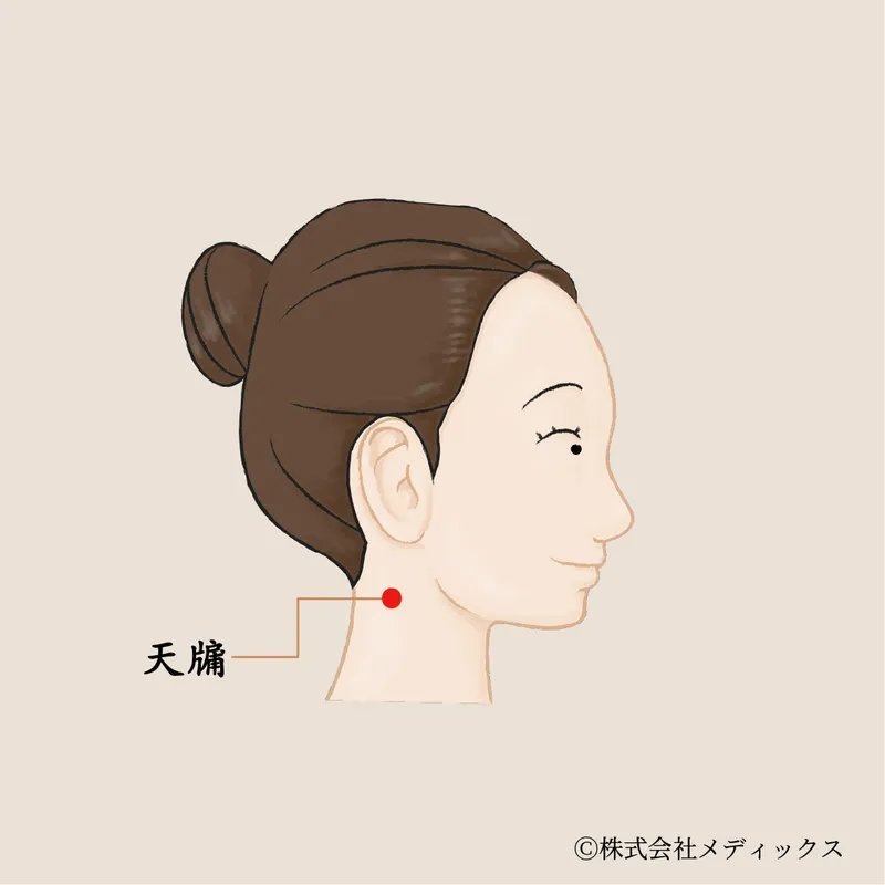 【天牖】気血の通り道をひらく首すじのツボ