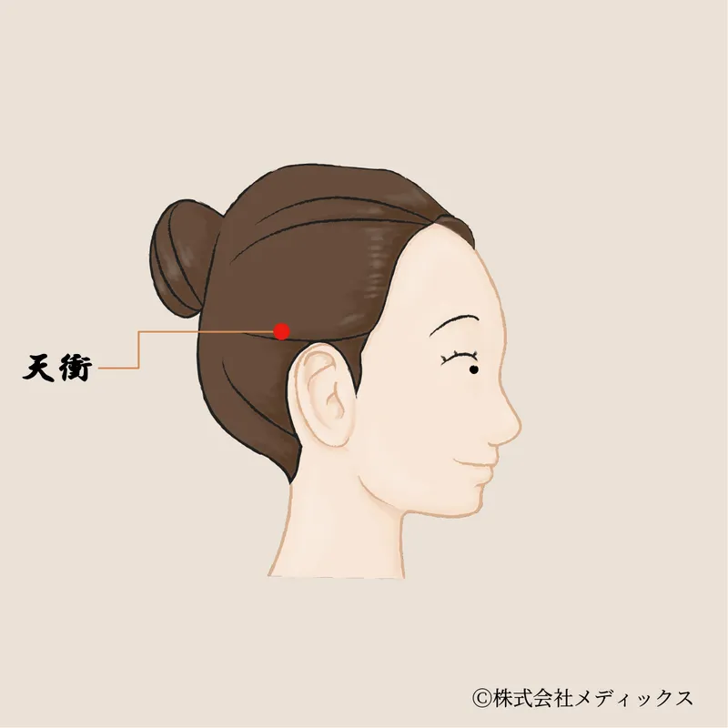  【天衝】頭と耳の間をめぐる胆経の気を整えるツボ