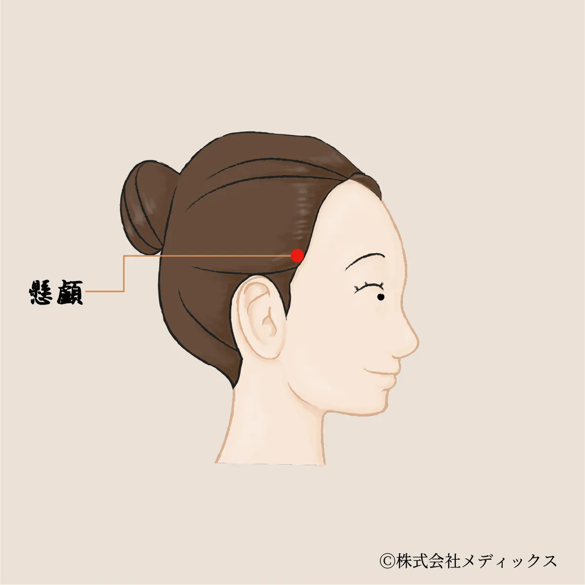 【懸顱】頭の張りと感覚の乱れを整える胆経のツボ