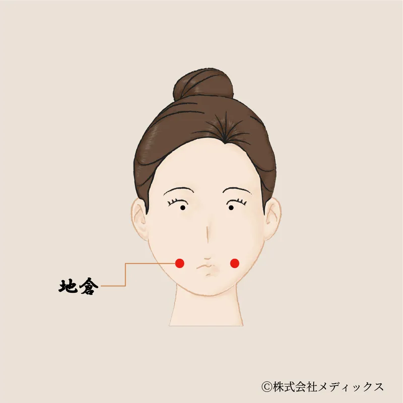 【地倉】表情筋を整える重要なツボ