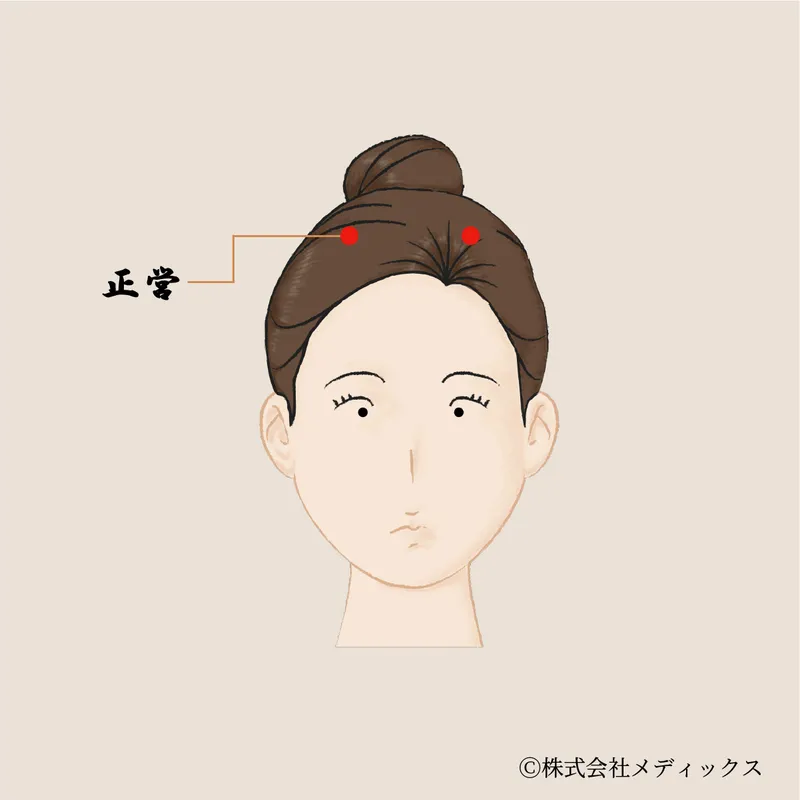 【正営】頭痛やめまいを和らげる重要なツボ