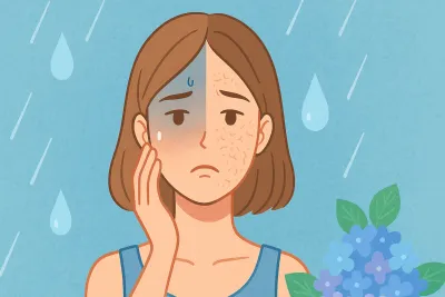梅雨に負けないインナードライ対策|肌内部からうるおうための正しいケア